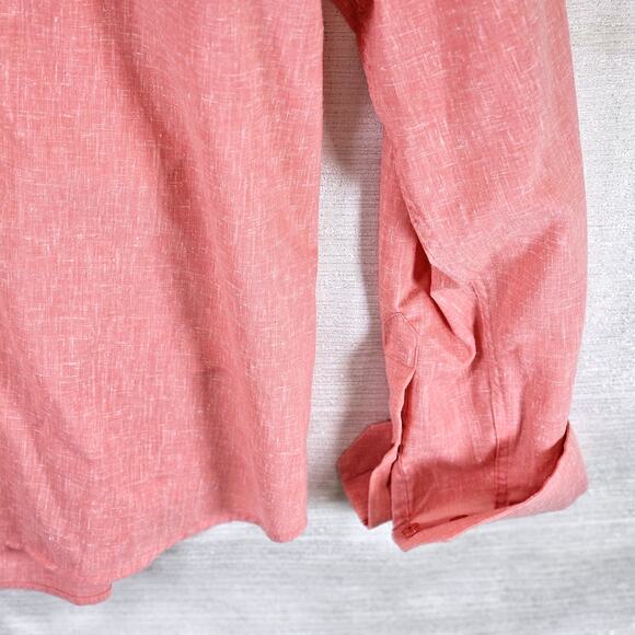 8X Eight X Premium Men's Shirt Slim Fit Button Down Limited Edition Pink 4XL NWT - Picture 3 of 12